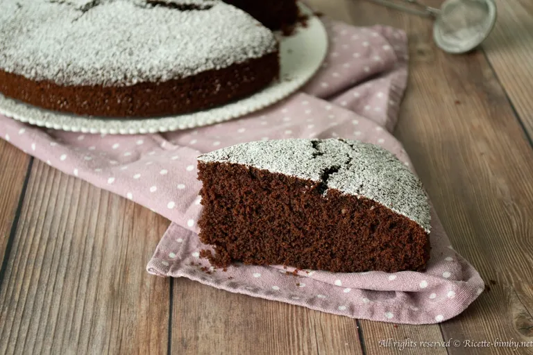 Torta al cioccolato senza glutine Bimby