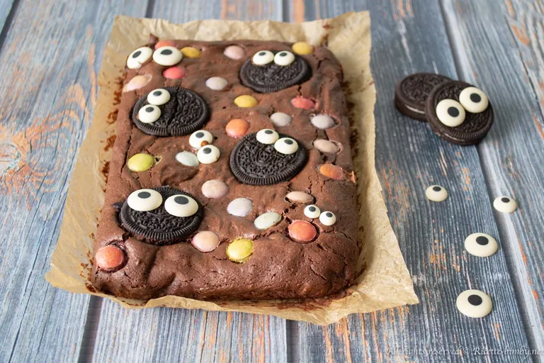 Brownies oreo di Halloween Bimby