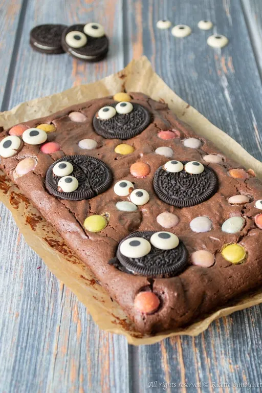 Brownies oreo di Halloween bimby