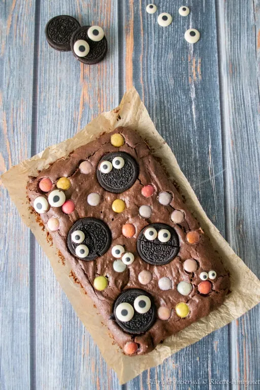 Brownies oreo di Halloween bimby