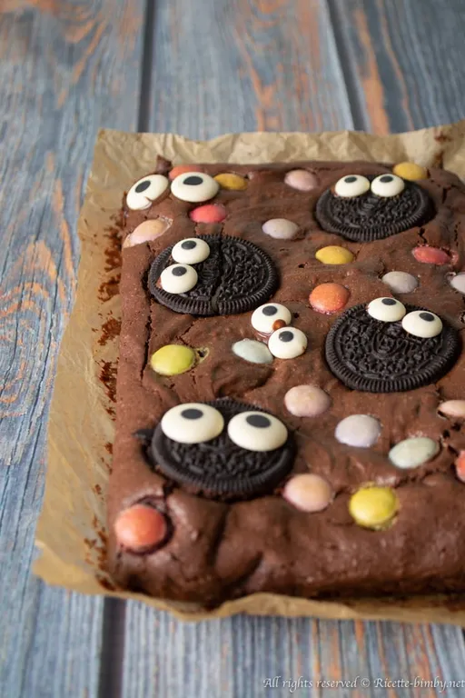 Brownies oreo di Halloween bimby