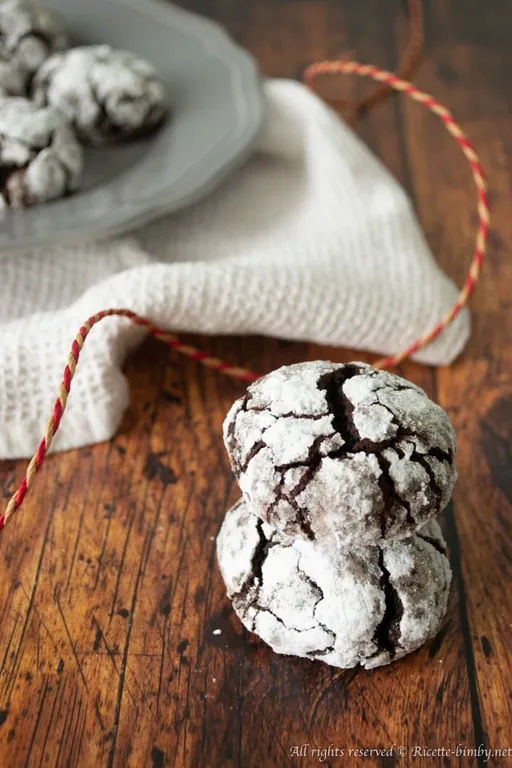 Chocolate crinkle cookie bimby