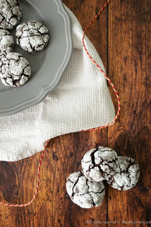 Chocolate crinkle cookie bimby