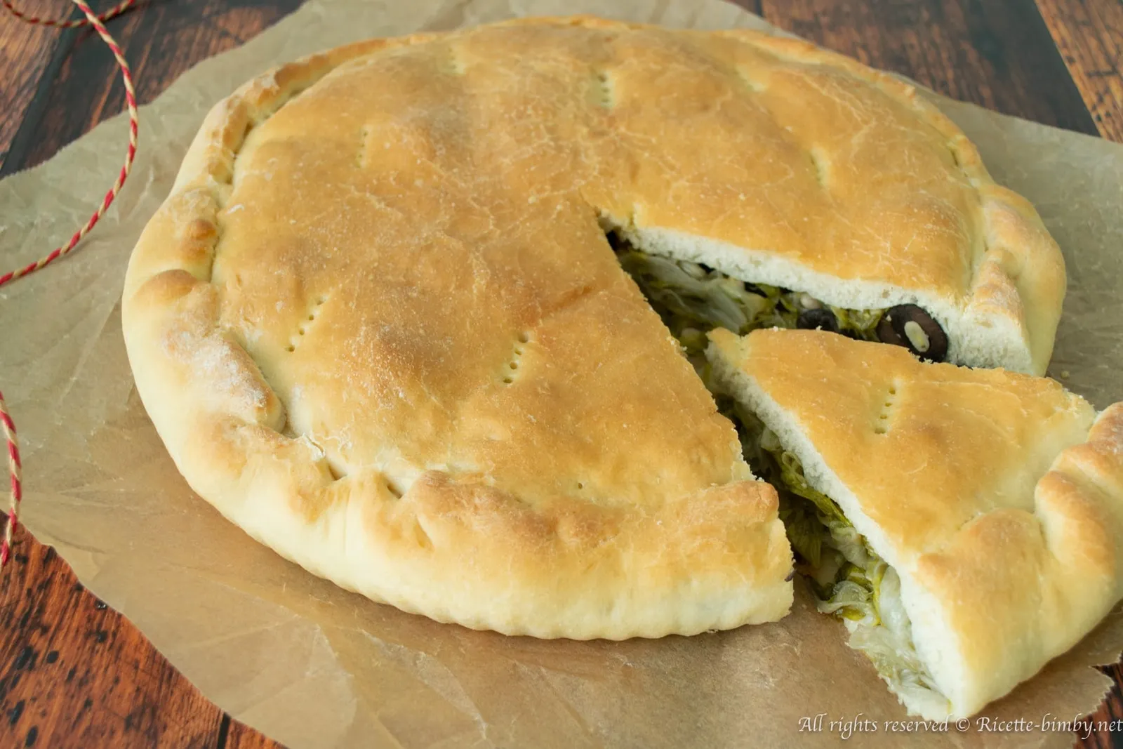 Pizza di scarola Bimby