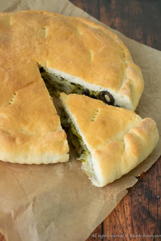 Pizza di scarola bimby