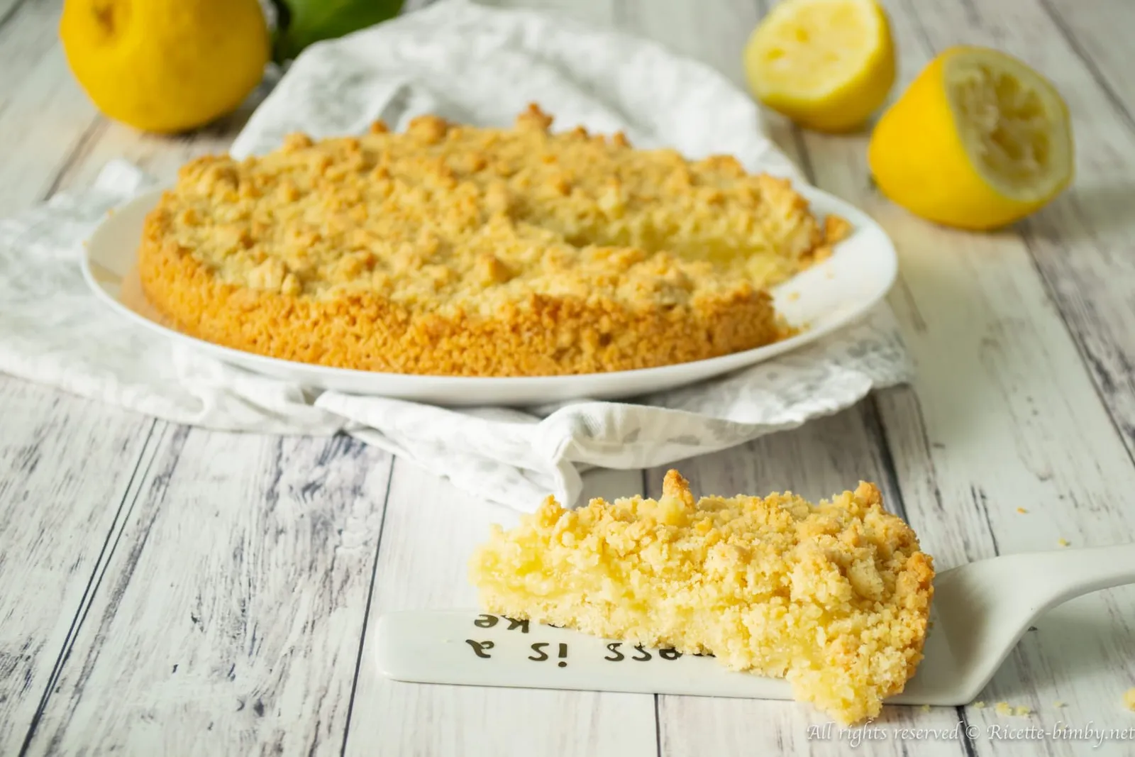 Sbriciolata al limone Bimby