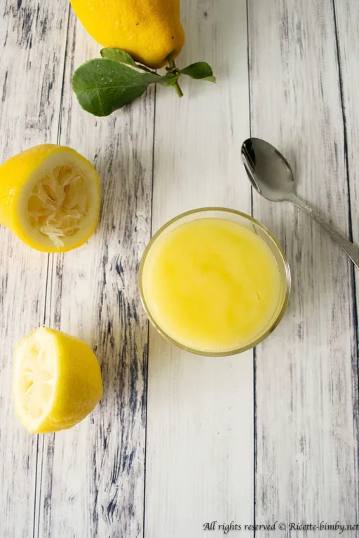 Crema all'acqua al limone bimby