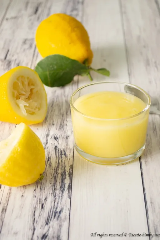 Crema all'acqua al limone bimby