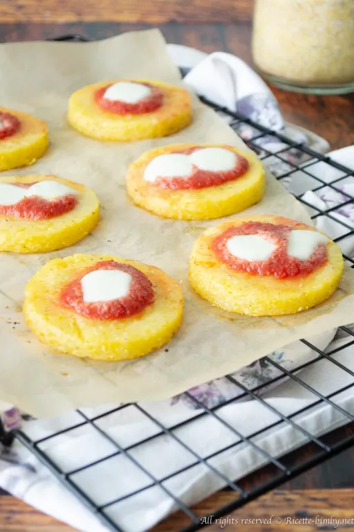 Pizzette di polenta bimby