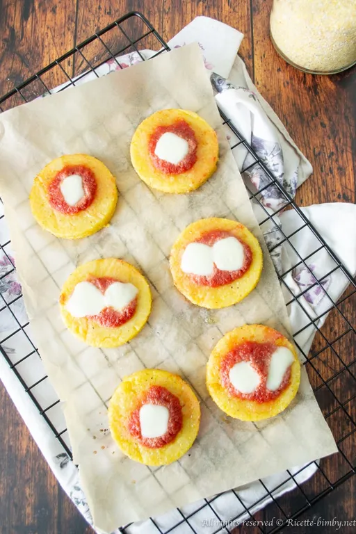 Pizzette di polenta bimby