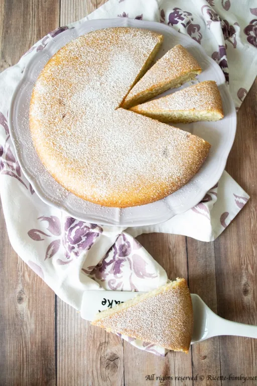 Torta all'acqua senza uova bimby