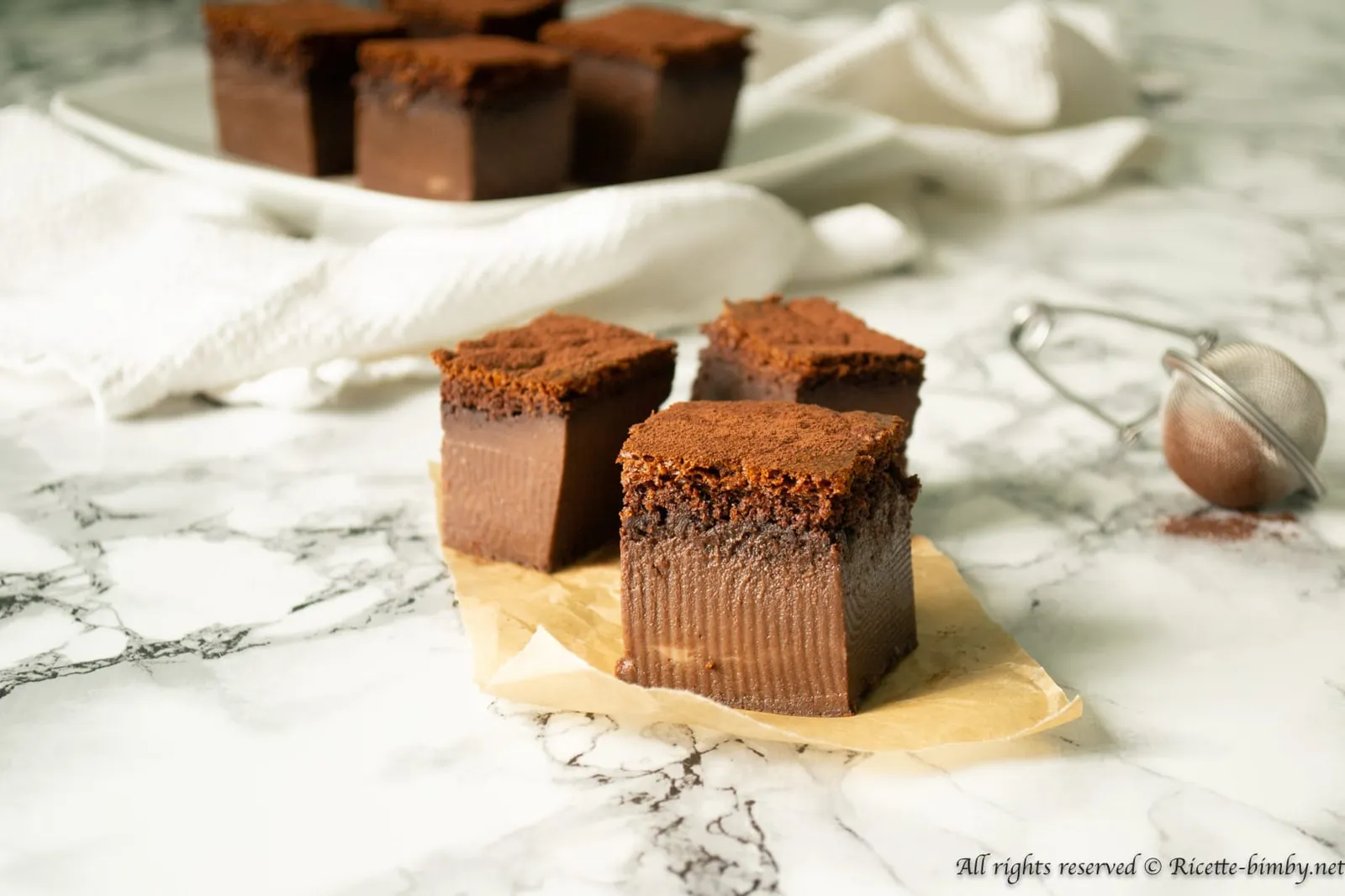 Torta magica al cacao Bimby