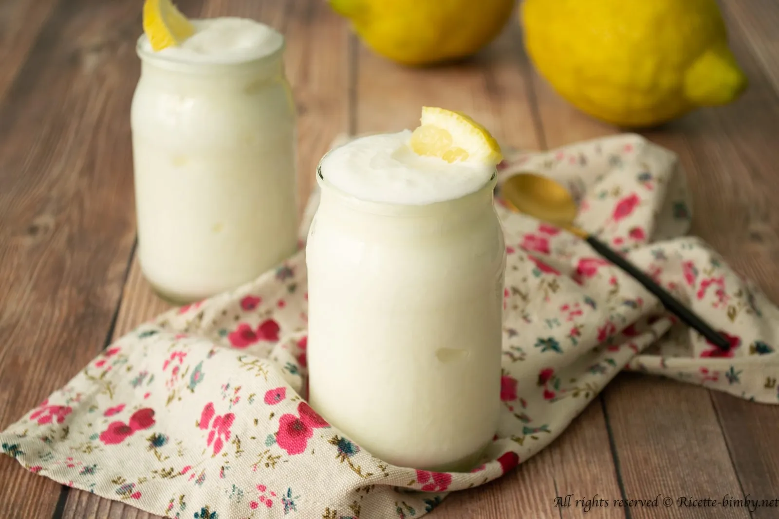 Sorbetto cremoso al limone Bimby
