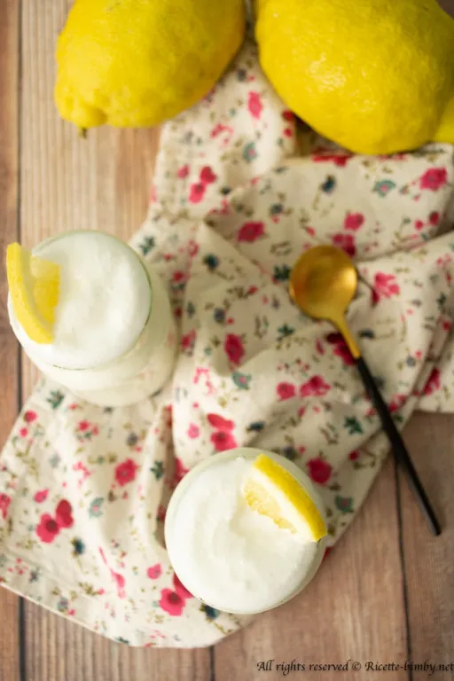 Sorbetto cremoso al limone bimby
