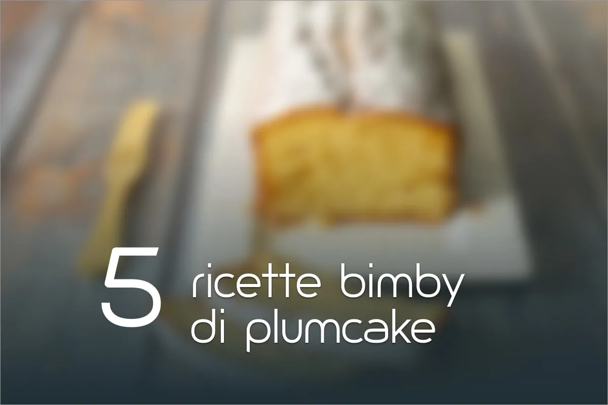 5 Ricette Bimby di plumcake