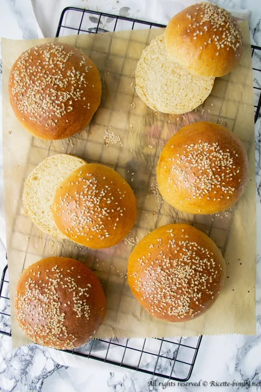 Panini integrali per hamburger bimby