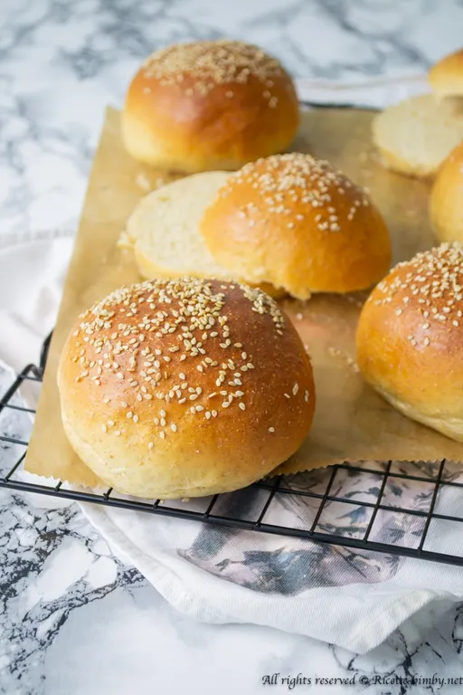 Panini integrali per hamburger bimby