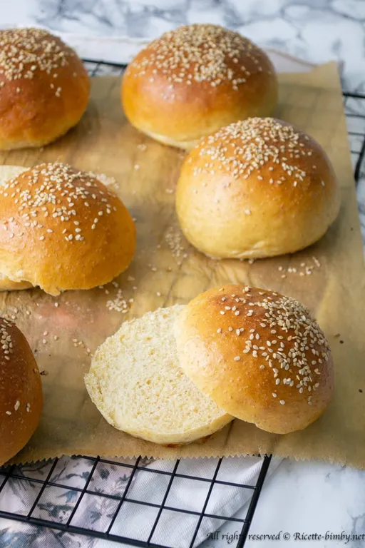 Panini integrali per hamburger bimby