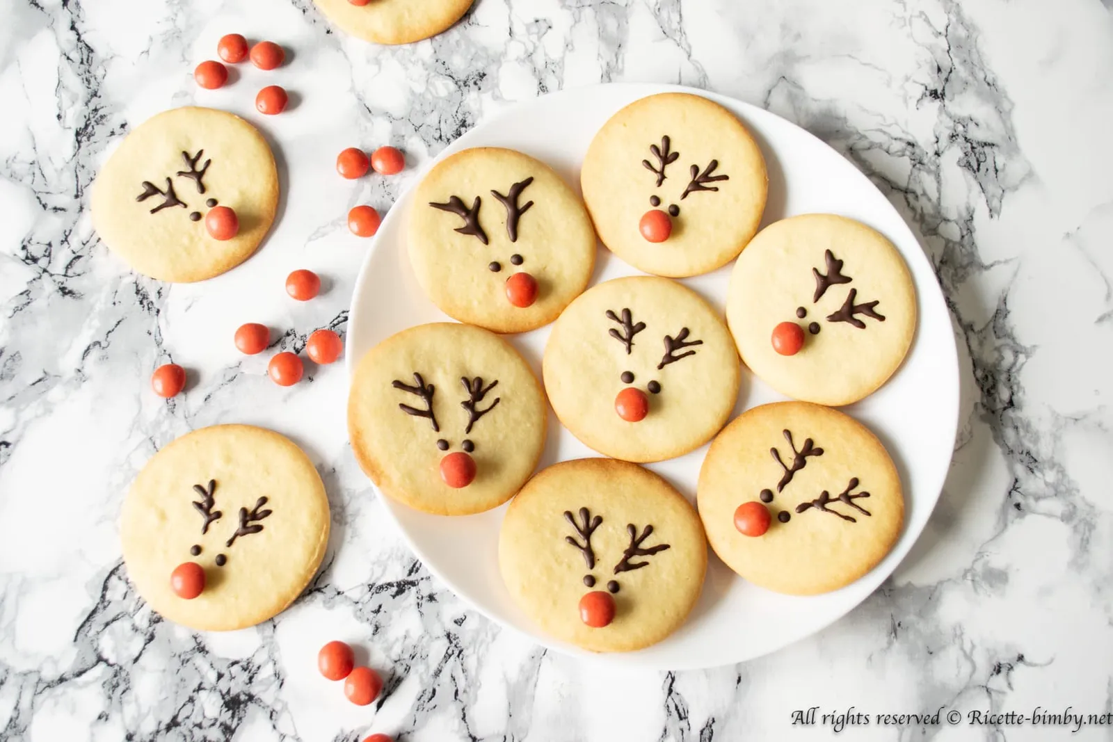 Biscotti di Natale a forma di renna Bimby