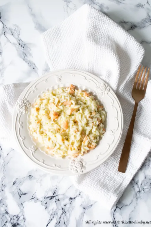 Risotto al salmone affumicato bimby