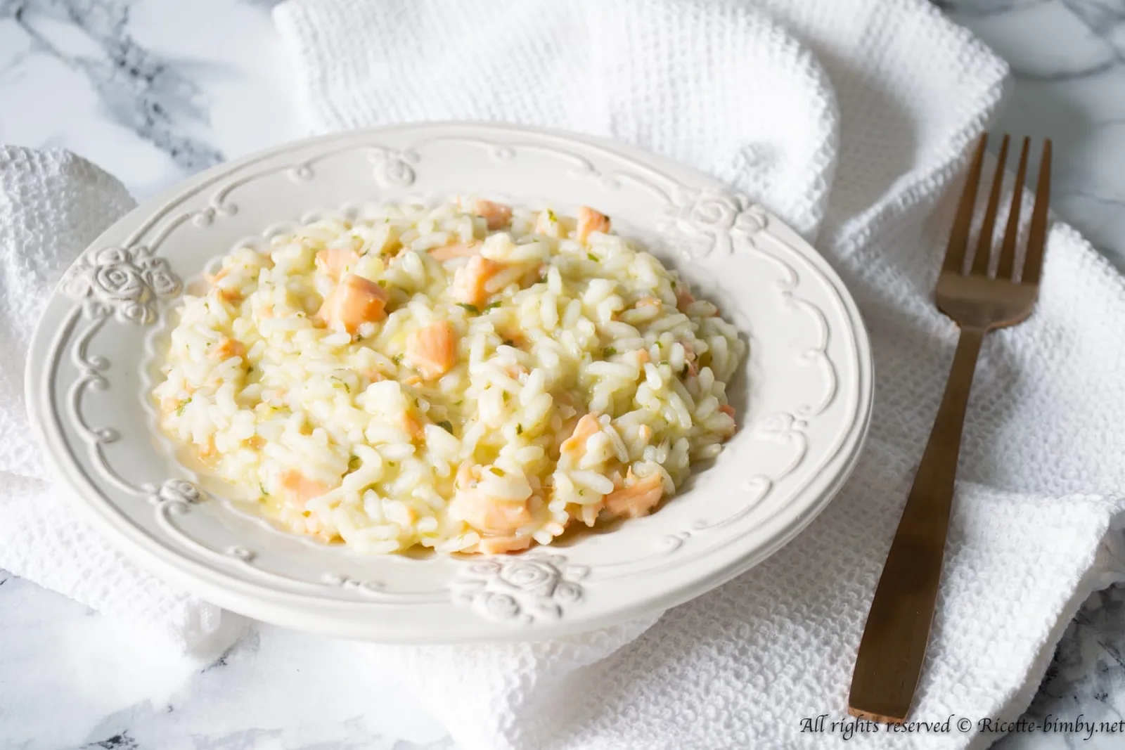 Risotto al salmone affumicato Bimby