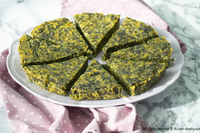 Farifrittata agli spinaci Bimby