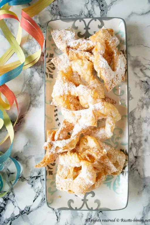 Chiacchiere alla panna bimby