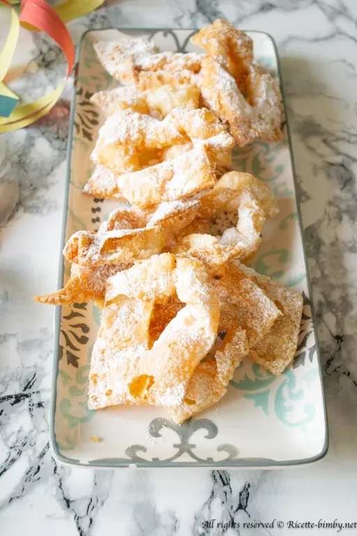 Chiacchiere alla panna bimby