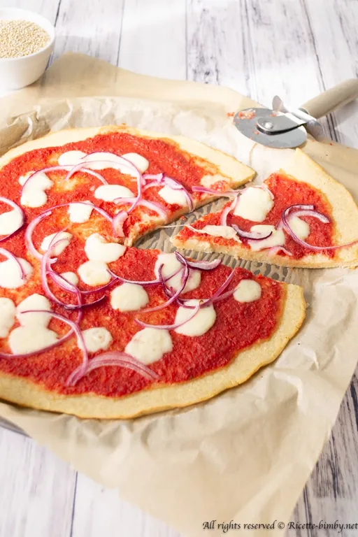 Pizza di quinoa bimby