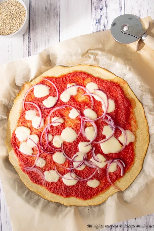 Pizza di quinoa bimby