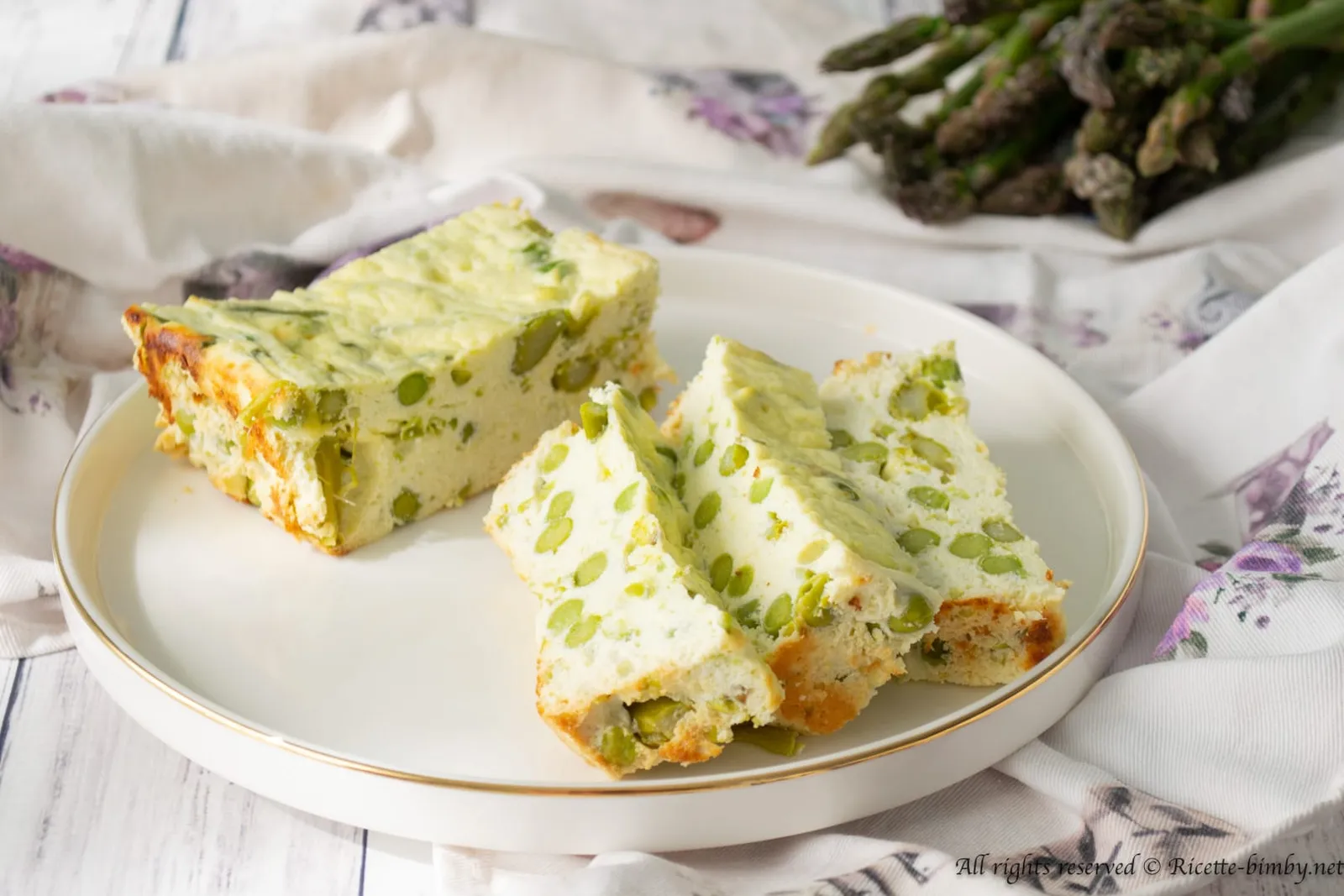 Terrina di ricotta e asparagi Bimby
