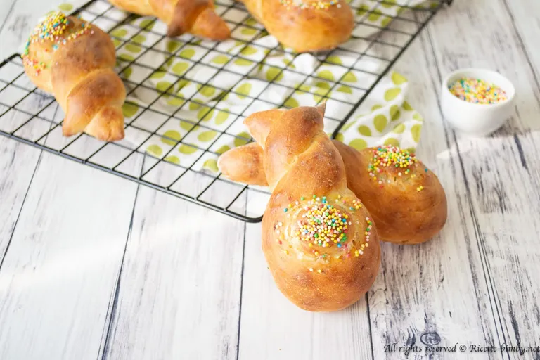 Conigli di pan brioche Bimby