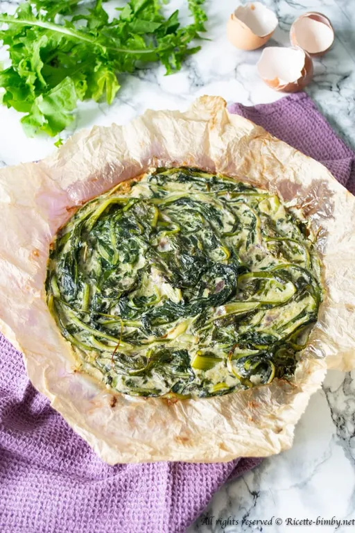 Frittata di tarassaco bimby