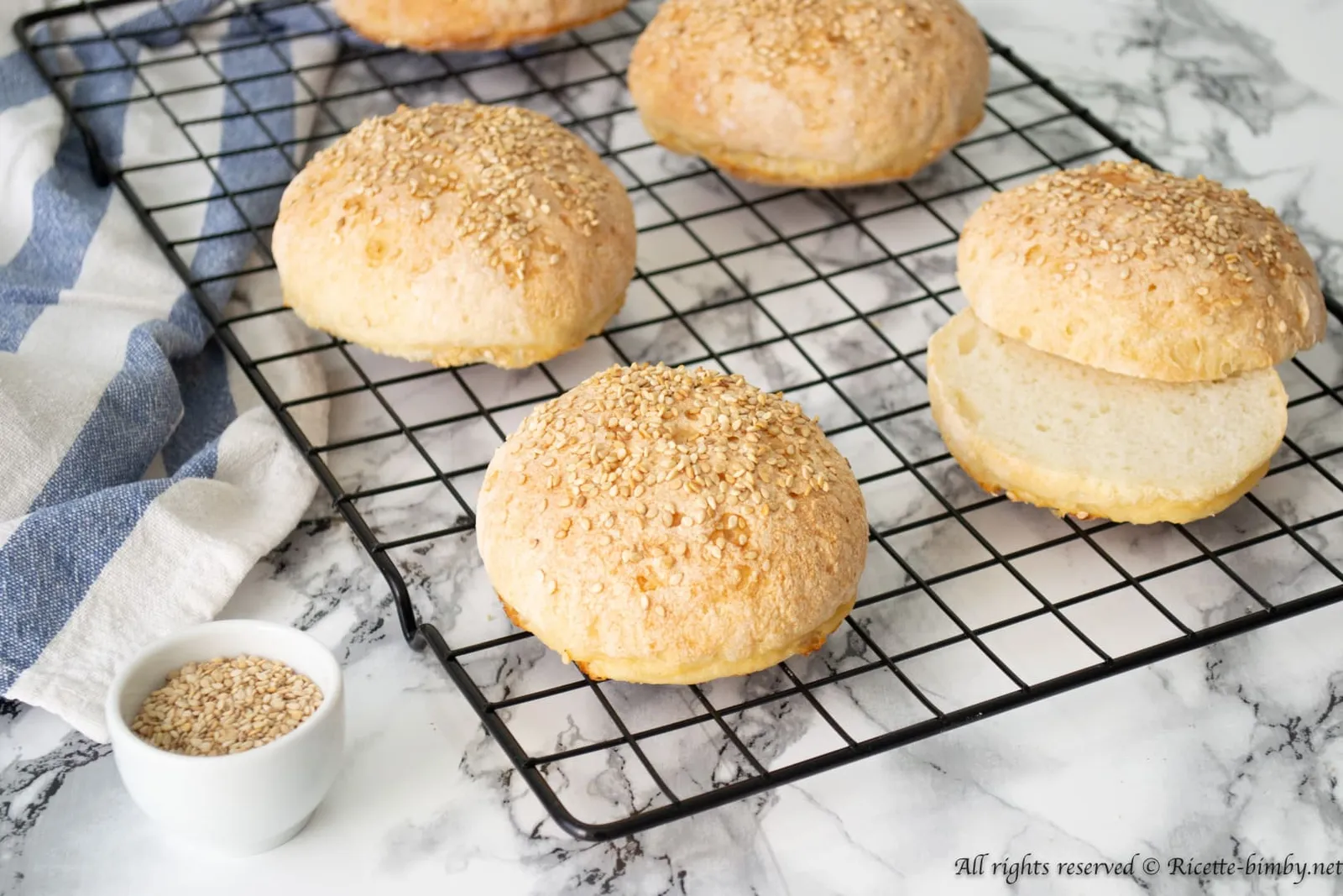 Panini per hamburger senza glutine Bimby