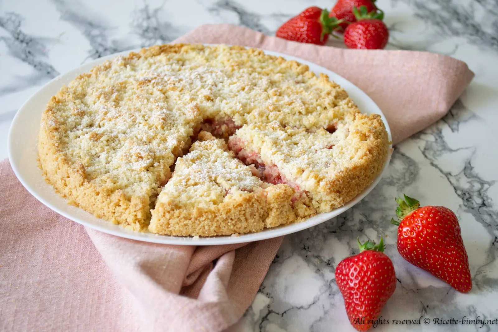 Sbriciolata alle fragole Bimby