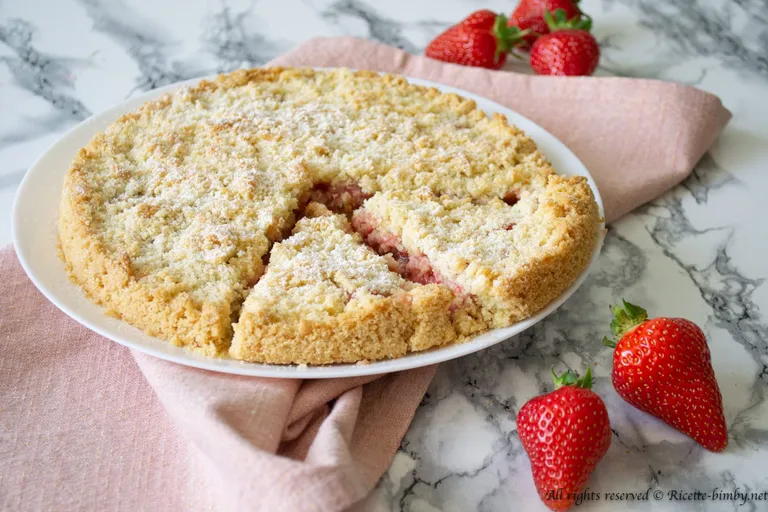 Sbriciolata alle fragole Bimby