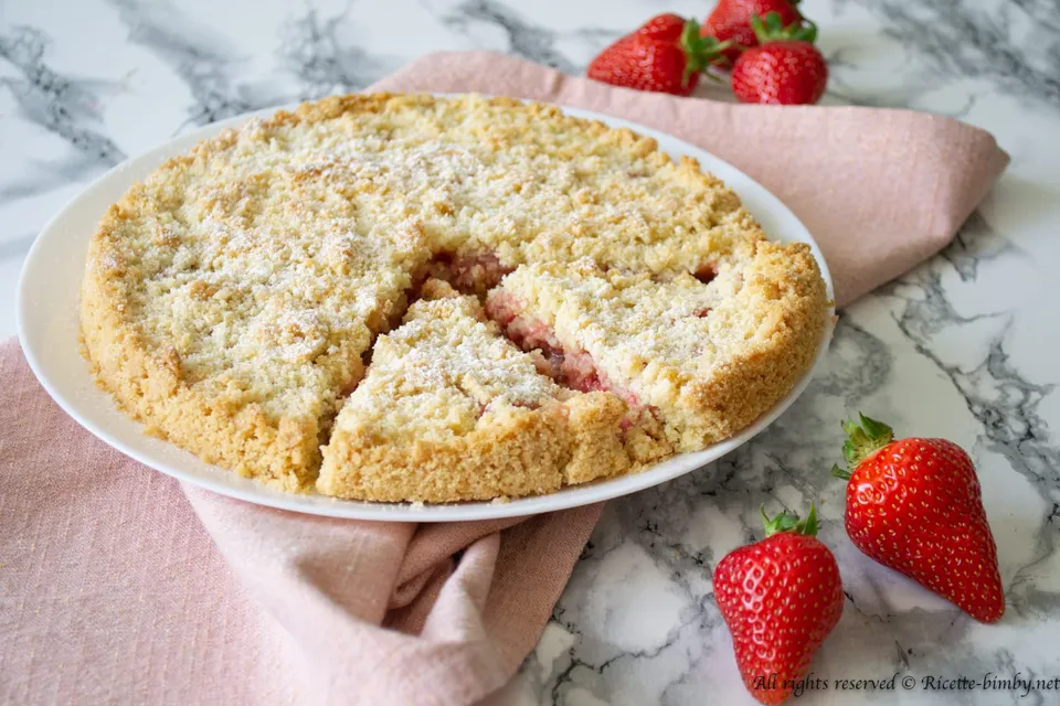 Sbriciolata alle fragole Bimby