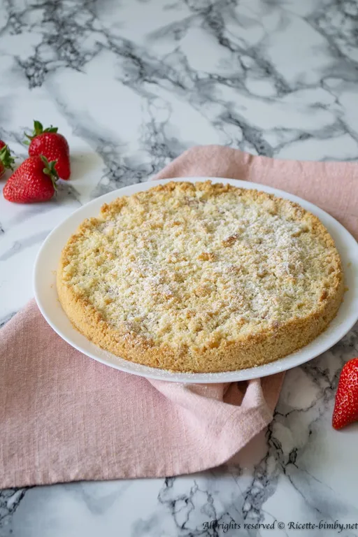 Sbriciolata alle fragole bimby