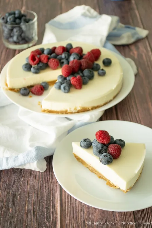 Torta fredda allo yogurt bimby