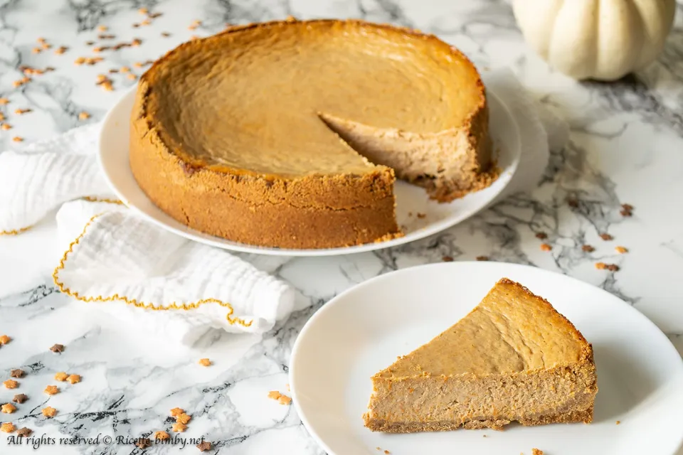 Cheesecake alla zucca Bimby