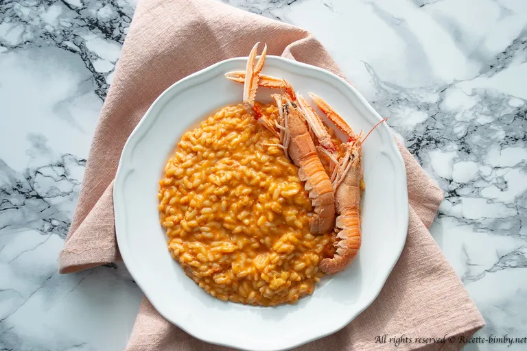 Risotto alla crema di scampi Bimby