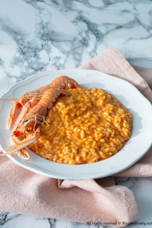 Risotto alla crema di scampi bimby