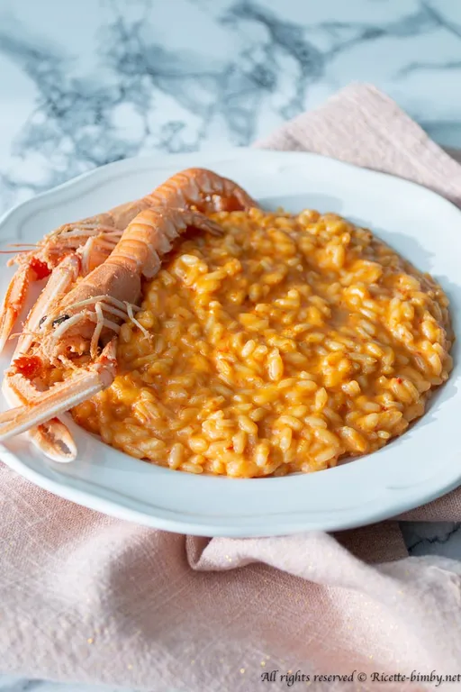 Risotto alla crema di scampi bimby