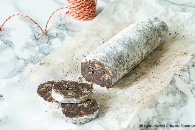 Salame di panettone Bimby