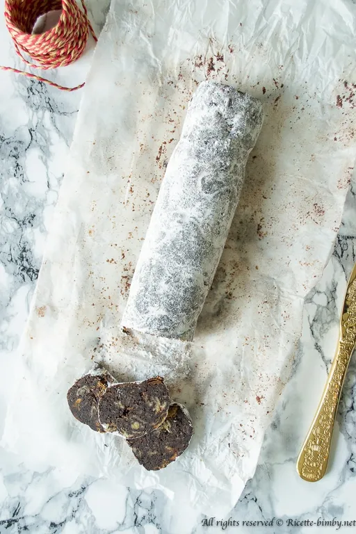 Salame di panettone bimby