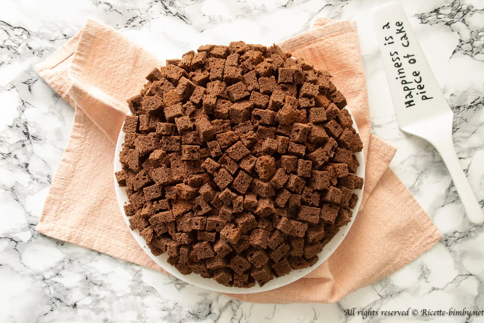 Torta mimosa al cioccolato Bimby