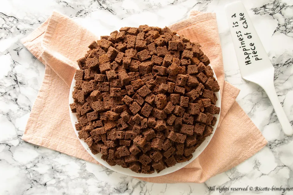 Torta mimosa al cioccolato Bimby