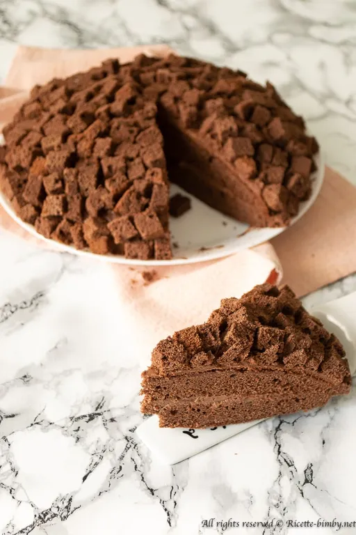 Torta mimosa al cioccolato bimby