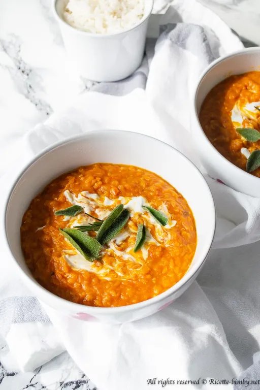 Zuppa di lenticchie speziata bimby