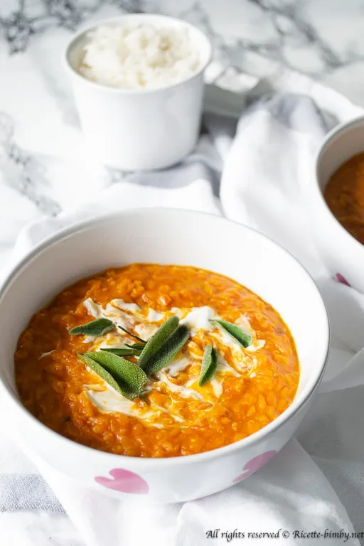 Zuppa di lenticchie speziata bimby